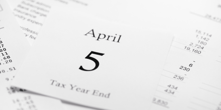 the end of the tax year
