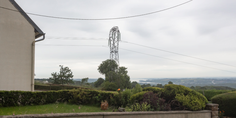 property near a pylon
